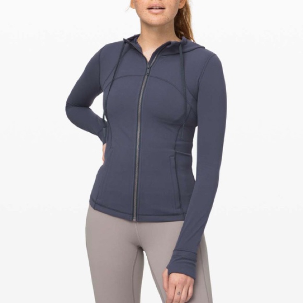 lululemon Define Hooded Jacket *Nulu Blue Size 8 NWT